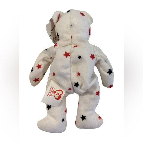 NWT Original TY Beanie Baby 1997 Glory The Bear With Matching Teenie Bear - Picture 7 of 12